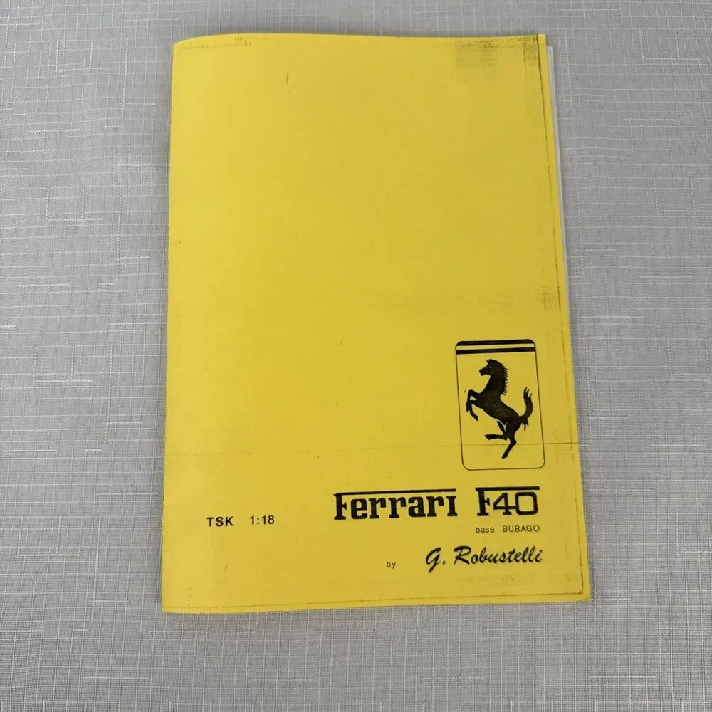 G. Robustelli 1:18 Robustelli Ferrari F40 for Burago #802